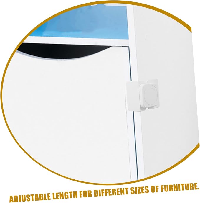 ORFOFE Cabinet Safety Locks Babyproof Locks for Fridges Cabinets and Drawers 10 Pack Childproofing for Babies