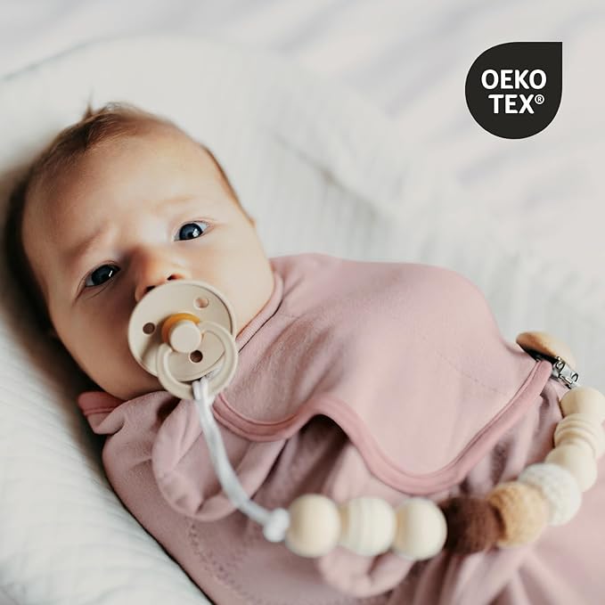Organic Baby Swaddle Sleep Sacks, 2-Pack Swaddles for Newborns Baby Essentials, Infant 0-3 Months, 100% Cotton Soft & Snug Adjustable Wrap Nursery Swaddling Blankets Improves Sleep