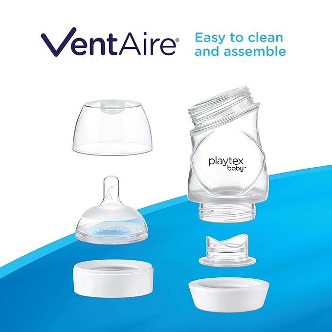 Playtex Baby Ventaire Bottle, Helps Prevent Colic & Reflux, 9 Ounce Bottles, 3 Count…