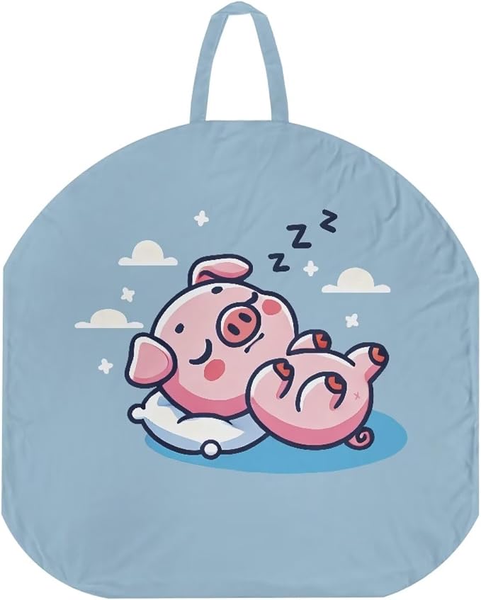Sleeping Piggy Nursing Pillow Cover Neutral Breastfeeding Pillow Cover Fits 26in*24in Nursing Pillow for Baby Boy Girl Neutral Baby Nursing Pillow Cover Newborn Gift Choice for Mom