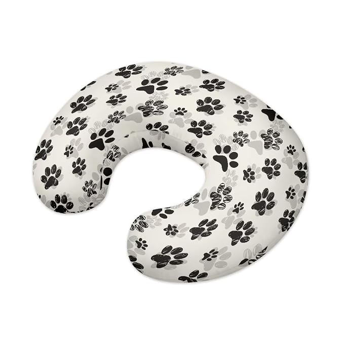 Brown Paws Nursing Pillow Covers for Breastfeeding Pillow, Cozy Nursing Slipcover Breastfeeding Pillow Covers for Breastfeeding Mom