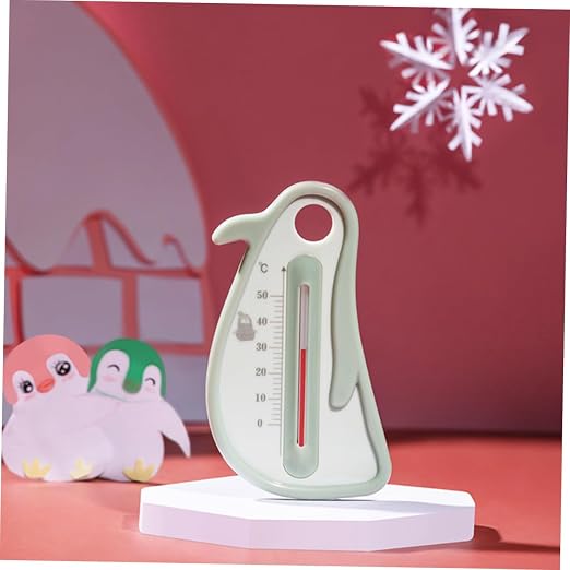 CHILDWEET Water Thermometer for Bath Tub, Penguin Floating Cartoon Design, Accurate Temperature Measurement Tool for Newborn and Safety Random Color