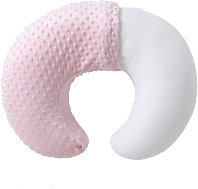 Baby Nursing Pillow and Body Positioner with Premium Slipcover for Breastfeeding for Baby Boys and Girls, Feeding Pillow with Breathable Comfortable Pillowcase (Blushing Bride)