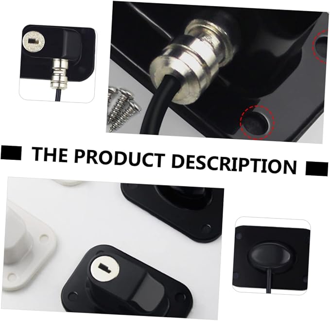 VICASKY 3pcs Protective Locks for Boys and Girls Door Chain Locks for Boys and Girls Seniors