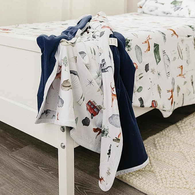 Pobibaby Premium Baby Blanket, Soft Stretchy Quilt for Babies, Toddlers, Kids (Explore)