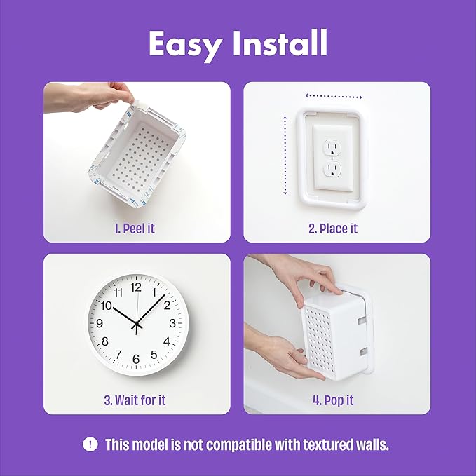 Extra Large Outlet Cover Box ??Doorbell Transformer Cover & Large Outlet Cover for Bulky Plugs, Outlet Covers Baby Proofing, Childproof Electrical Outlet Box for Power Bricks & Adapters