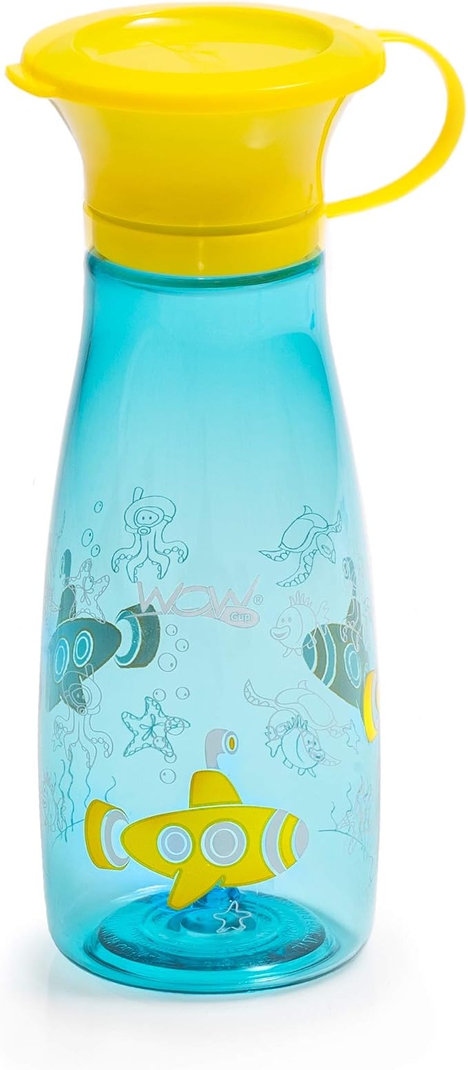 WOW CUP MINI 360 Sippy Cup, 12 oz / 350 ml (Aruba Blue)