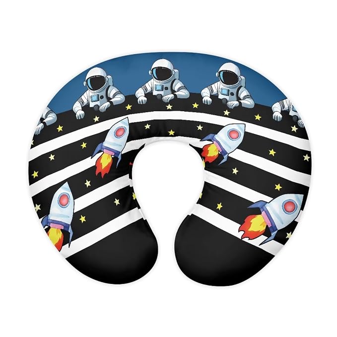 Astronaut Nursing Pillow Cover for Baby Boys Girls, Comfortable Breastfeeding Pillowcase for Newborn Baby Girls Boys Easy to Clean