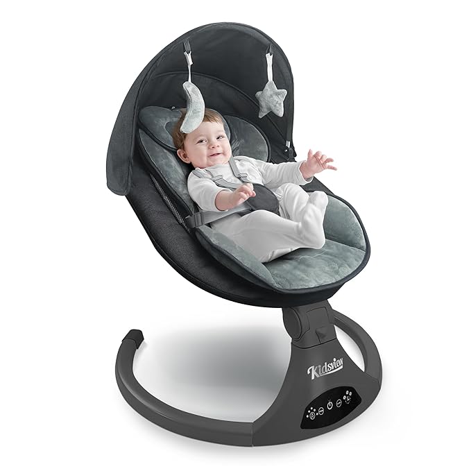 Baby Swings for Infants | Electric Bouncer for Babies,Portable Baby Swing for Newborns,5 Speeds,3 Seat Positions