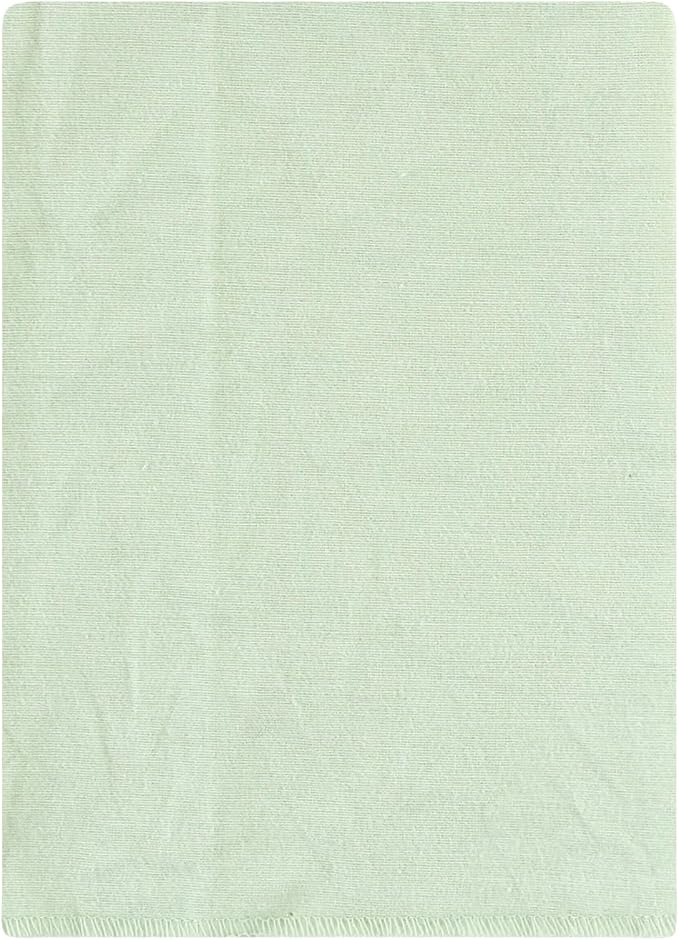 Hudson Baby Unisex Baby Cotton Flannel Burp Cloths Bundle, Eucalyptus, One Size