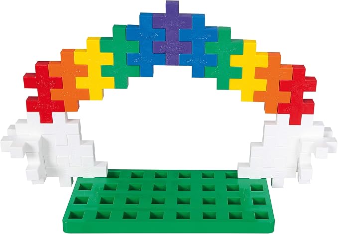 PLUS PLUS Learn to Build Big, Basic - 60 Interlocking Building Blocks for Toddlers and Preschool, Gifts for Boys & Girls