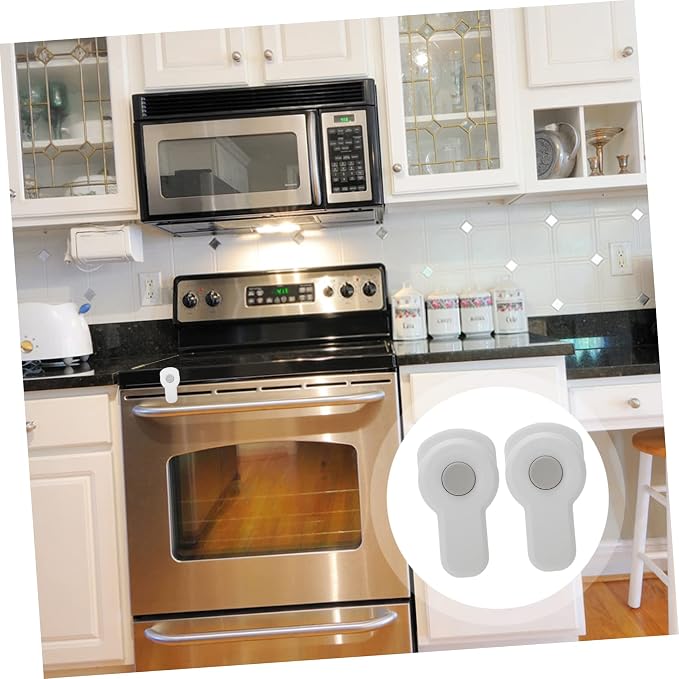 8pcs Safety Oven Lock Childproof Oven Lock for Boys and Girls Access Easy One-handed Safety
