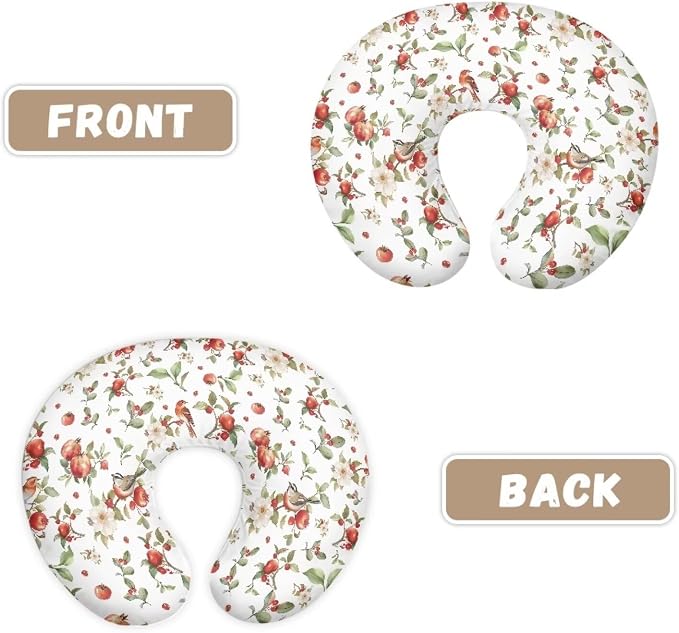 Nursing Pillow Cover Nursing Pillows for Breastfeeding Fits The Original Support for Breastfeeding Nipple Shields for Breastfeeding Newborn Pomegranate