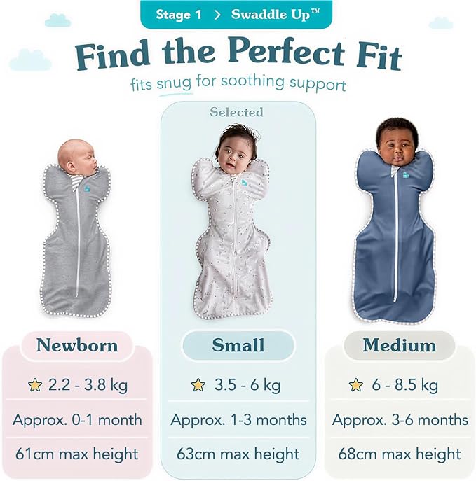 Love to Dream Swaddle Up Bamboo, Arms Up Position, Soft and Luxurious 100% Viscose from Bamboo - Wearable Blanket - 1.0 TOG - (20-24°C) Ideal for Moderate Temps, Newborn 5-8.5lbs, Cherries Blush