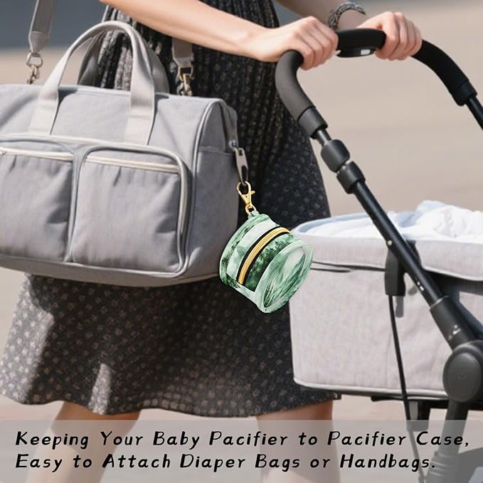 Mountain Pacifier Holder Case for Newborns Portable Travel Pacifier Storage Container for Diaper Bags