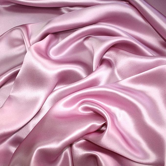 Pro Goleem Satin Nursing Pillow Cover Silk Feeling Soft Feeding Pillow Slipcover for Breastfeeding Moms Fits Standard Infant Nursing Pillow or Positioner Pink