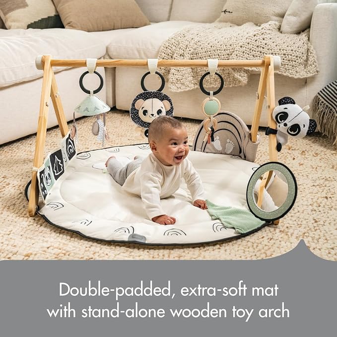 Tiny Love Luxe Developmental Gymini – Black & White Décor Collection, Black