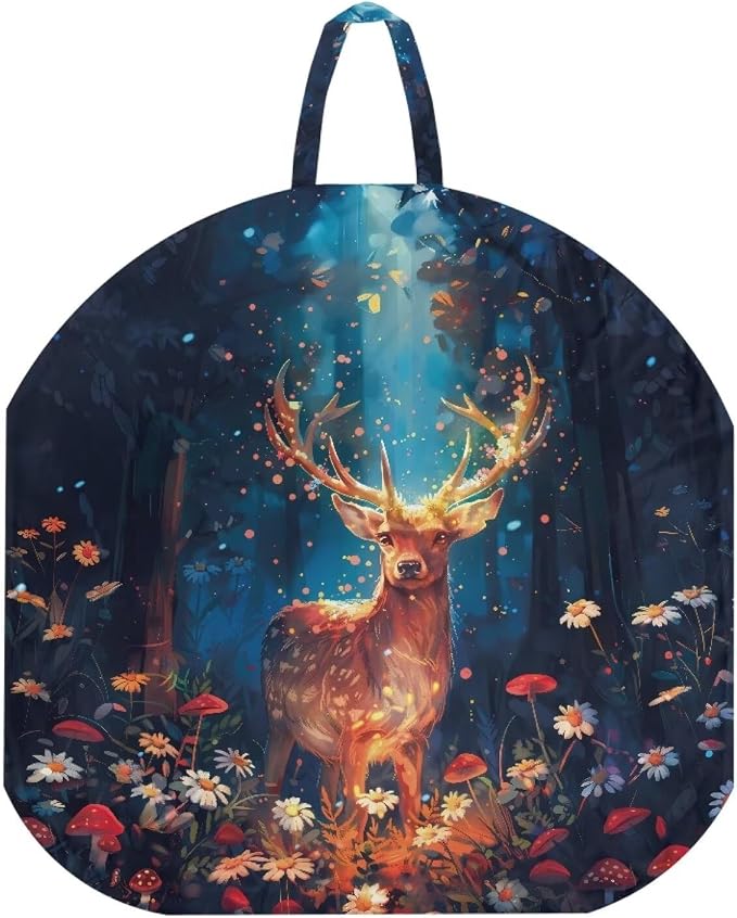 Deer Nursing Pillow Cover Girls Breastfeeding Pillow Cover for Baby, Snug Fits Newborn Nursing Pillow Case Super Soft Breathable Breastfeeding Pillow Slipcover