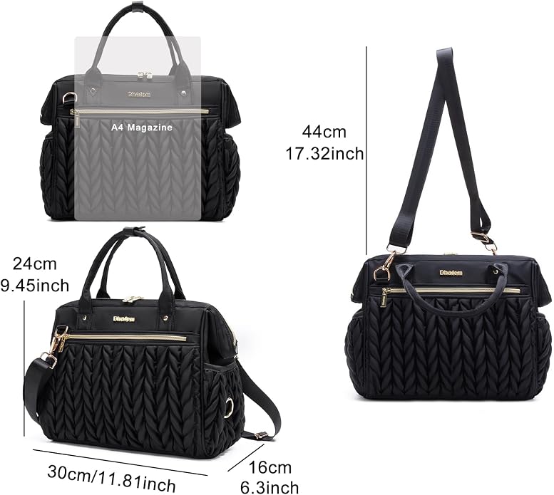 Small Diaper Bag Tote Crossbody, Medium Baby Bag Convertible Backpack for Women Diaper Purse