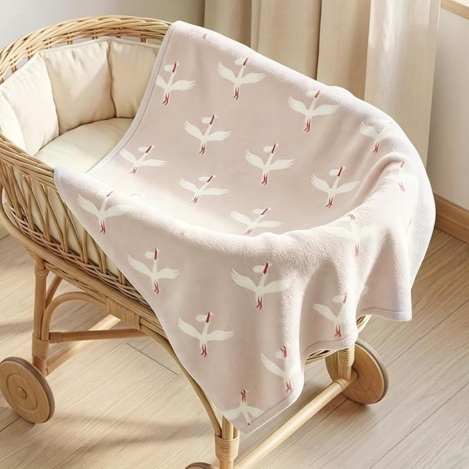 Receiving Baby Blanket,100% Luxury Cotton Knit Baby Blanket,Lightweight Cozy Neutral Swaddling Blanket for Newborns,Boys & Girls,Infant and Toddler