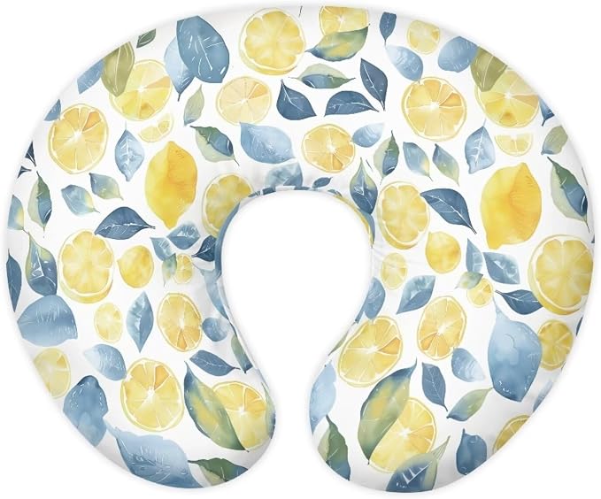 Nursing Pillow Cover Stretchy and Soft Nursing Cover for Breastfeeding Pillows Pillow Slipcover for Baby Girls Boys Newborn Mandarin Orange