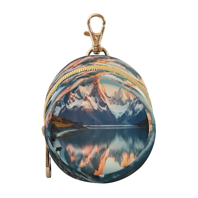Great Mountains River Pacifier Holder Case for Newborns Portable Travel Pacifier Storage Container for Diaper Bags