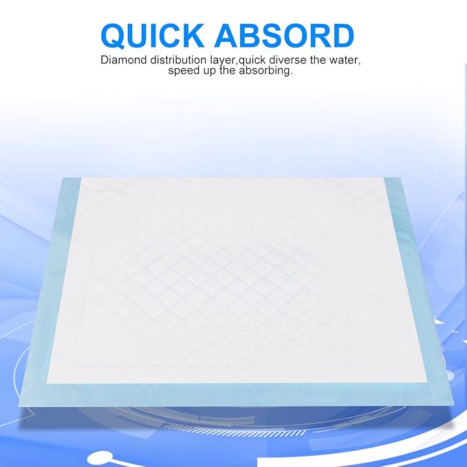 Zdolmy Baby Disposable Changing Pad, 20Pack Soft Waterproof Mat, Portable Diaper Changing Table & Mat, Leak-Proof Breathable Underpads Mattress Play Pad Sheet Protector(13'' 18'')