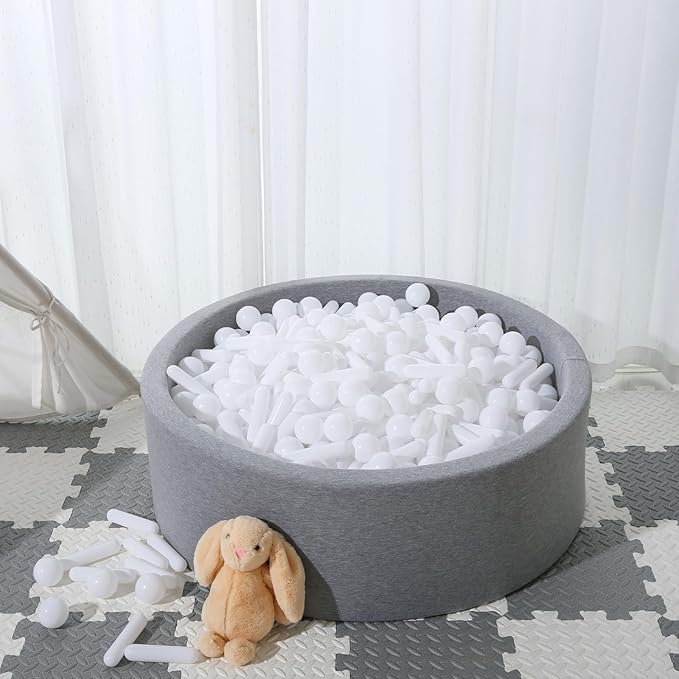 STARBOLO Ball Pit Balls for Kids -Pack of 150 200 500 Colorful Ball Pit Balls Crush Proof Plastic Toy Balls for Toddlers Ball Pit, Ball Pit Play Tent, Baby Pool Water Toys