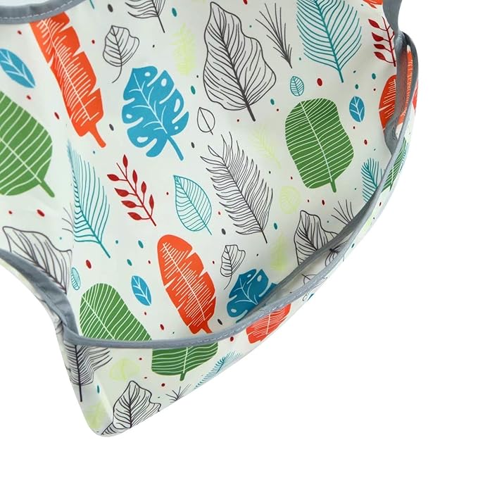 PandaEar 3 Pack Super Light Weight Baby Bib, Waterproof, Washable, Stain Oil and Odor Resistant 12-48 Months