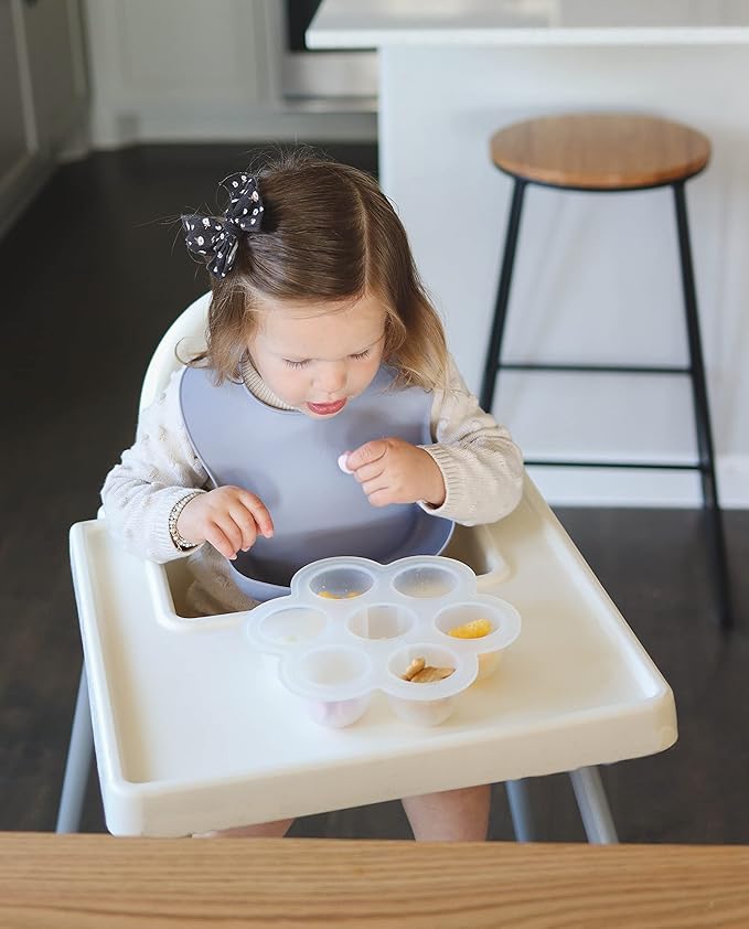 otterlove Silicone Bib ??100% Pure Platinum LFGB Baby Bibs with No Fillers ??Wide Food Catching Pocket ??Easy Clean ??Mess Proof ??Dishwasher Safe ??BPA and Phthalate Free