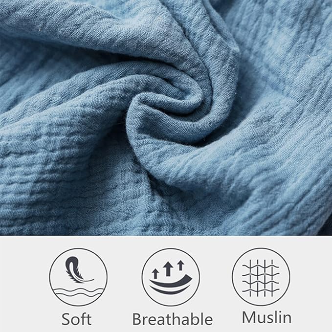 insular Baby Lovey Blanket for Boys and Girls, Organic Cotton Muslin Security Blanket for Babies, Soft Breathable Lovie Soothing Towel for Newborn and Infant, Star&Moon (Beige)