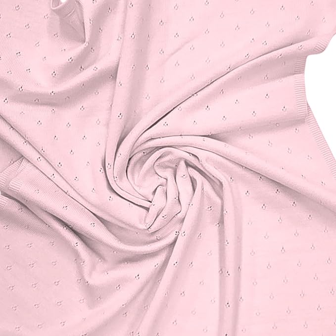 The Heirloom Blanket - 100% Organic Cotton Baby Blanket, American Made, 30x40in - Bassinet, Crib, Stroller - Gift Registry Baby Shower for Newborns and Kids (White)