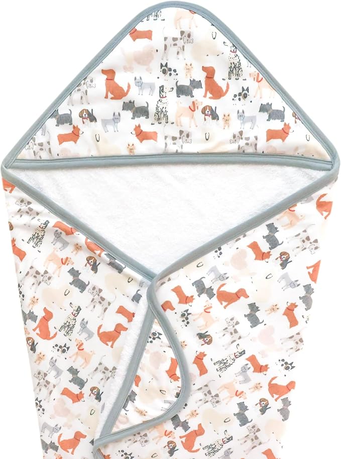Copper Pearl Hooded Bath Towels Premium Knit/Terry Cloth Baby Towels with Hood, Pockets, and Cool Designs - Great to Gift and Make Bath Time Fun - Baby Bath Towel, Rufus