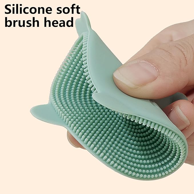 Soft Comb Hair Washing Scrubber Brush Baby Combs Silicone Massage Shampoo Bath Cradle Caps Brushes Baby Essential Toddler Hair