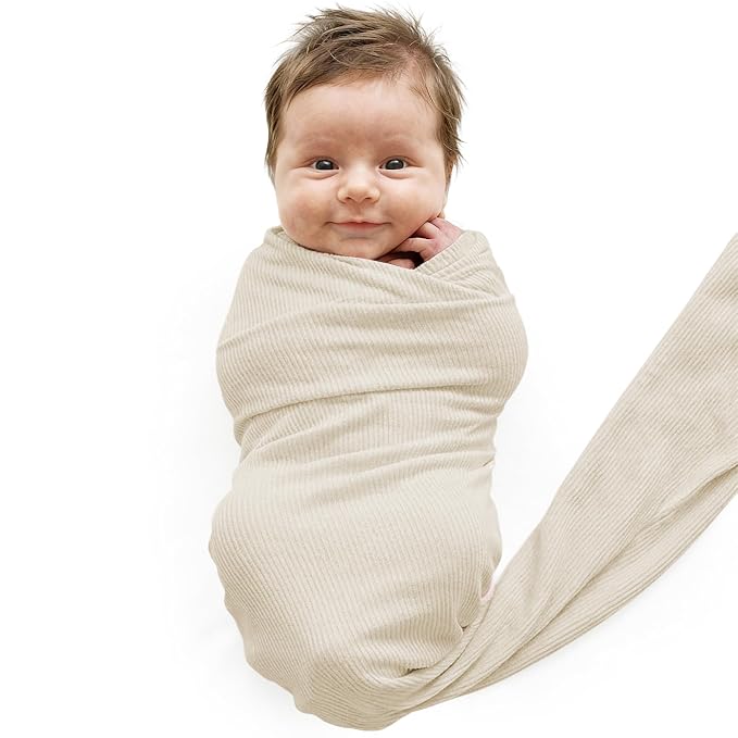 Caden Lane Baby Swaddle & Receiving Blanket, Soft, Breathable & Temperature-Regulating Bamboo Viscose Fabric for Swaddling Newborns, Gender Neutral Infant Blanket for Boys & Girls