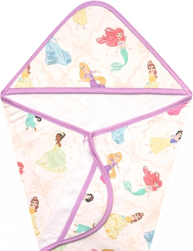 Copper Pearl Premium Knit Hooded Bath Towel Disney Princess