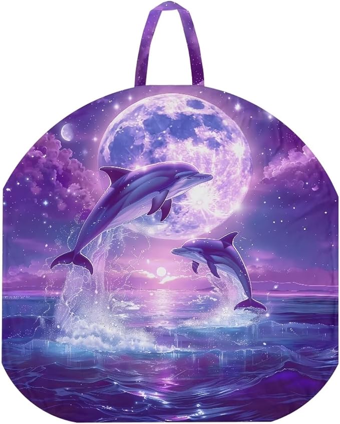 Purple Dolphin Nursing Pillow Cover for Breastfeeding Pillows Breastfeeding Pillow Slipcovers for Baby Boys & Girls Ultra Soft Infant Nursing Pillowcase for Newborn