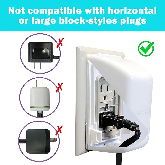 Little Chicks Baby Plug and Outlet Covers for Wall Sockets - 2 Pack - Model CK030