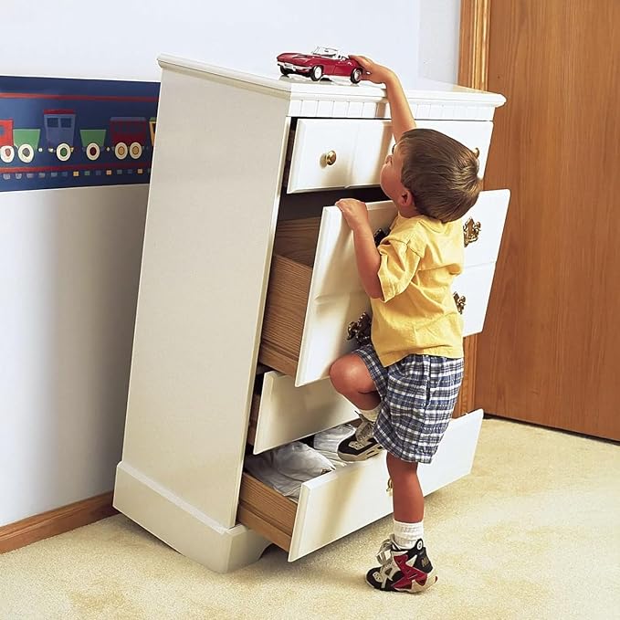 Mommy's Helper Tip Resistant Furniture Safety Brackets
