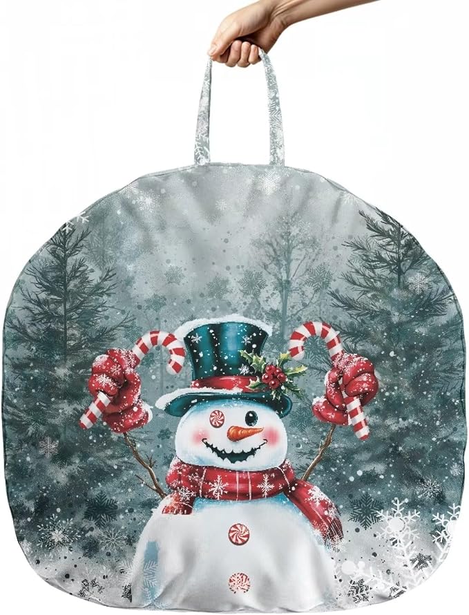 Christmas Snowman Nursing Pillow Cover Womens Breastfeeding Pillow Cover for Baby Snug Fits Newborn Nursing Pillow Case Super Soft Breathable Pillowcase Pillow Not Included