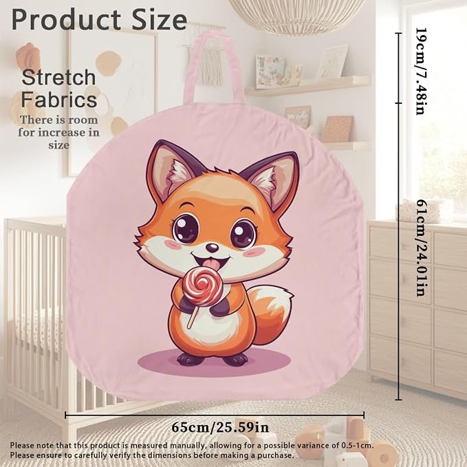 Fox Nursing Pillow Cover Case Plush Breathable Breastfeeding Pillow Slipcover Fits Nursing Pillow Super Soft Snug Positioners for Baby Boy Baby Girl Nursing Covers