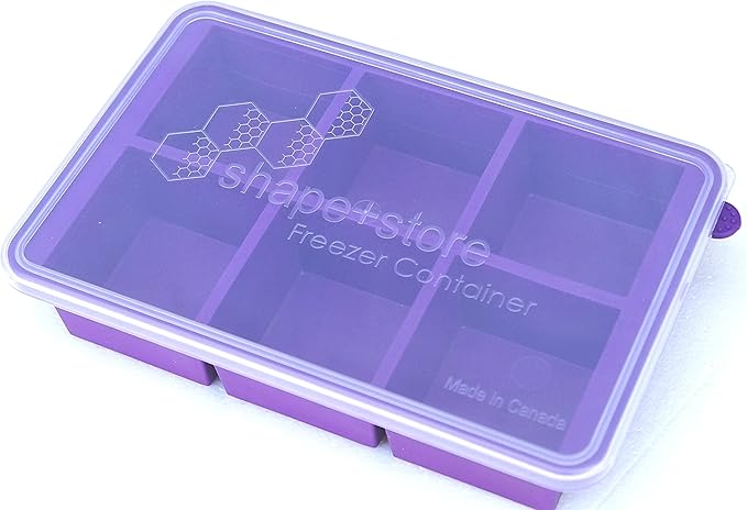 Shape+Store Soup Master 6-in-1 soup freezer container with lid, Storage & Freezer Container, Stores 6 cups of liquid, Pasta, Sauces, Soups, Desserts. Easy-To-Clean & Dishwasher Safe