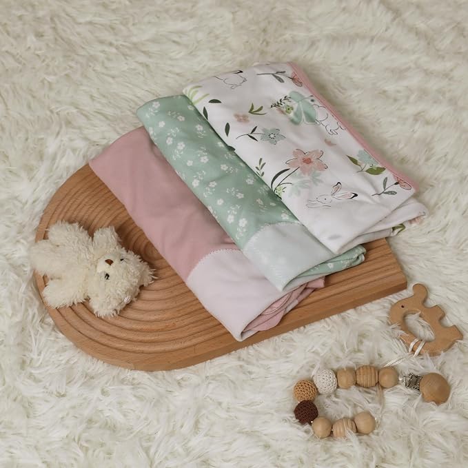 Baby Swaddle Sleep Sack 3 Pack, Organic Cotton Newborn Swaddle Wraps for 0-3 Months, Adjustable Wings, Breathable Soft Swaddling Blankets for Infant Boys Girls, Baby Sleep Essentials