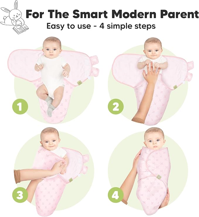 KeaBabies Baby Swaddle Sleep Sacks and Jersey Fitted Crib Sheets for Boys and Girls Bundle - 3-Pack Newborn Baby Swaddles 0-3 Months - Fits Standard Nursery Crib Mattresses