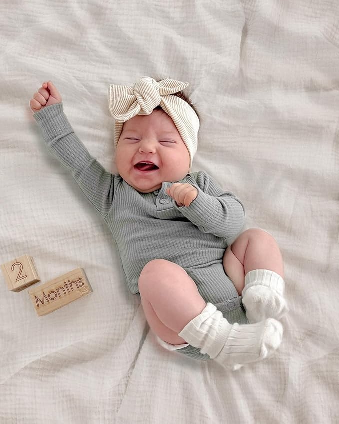 Crib Sheets for Boys Girl & Muslin Swaddle Blanket Set