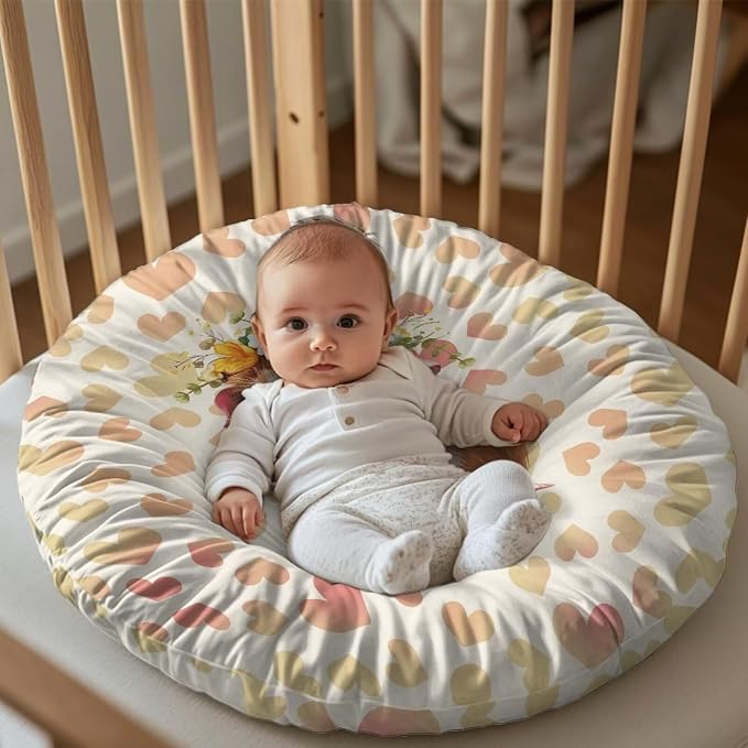 Guinea Pig Nursing Pillow Covers for Baby Girl Nursing Pillow Slipcovers for Breastfeeding Moms, Soft and Stretchy Safely Breastfeeding Pillow Cover for Infant Pillow Not Included