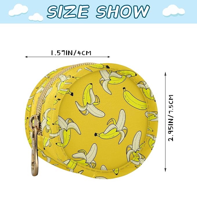 Cartoon Banana Yellow Print Pacifier Holder Case with Clip Paci Holder Pacifier Storage Case Container Portable for Diaper Bag Newborn Girl Boy Essentials