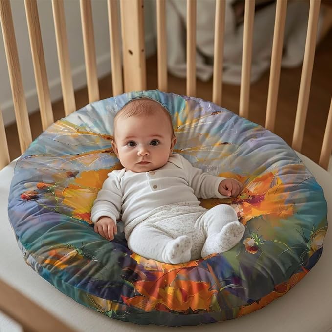 Dragonfly Nursing Pillow Cover Breastfeeding Nursing Pillow Slipcovers Super Soft for Breastfeeding Moms Support for Breastfeeding Bottle Feeding and Bonding