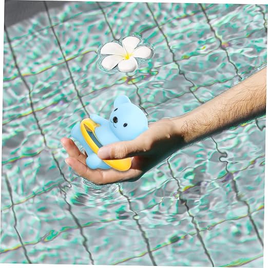 GALPADA Floating Bath Thermometer for Babies Waterproof Pool Thermometer Toy Digital Shower Water Temperature Gauge Easy to Read LCD Display Safe for Newborns