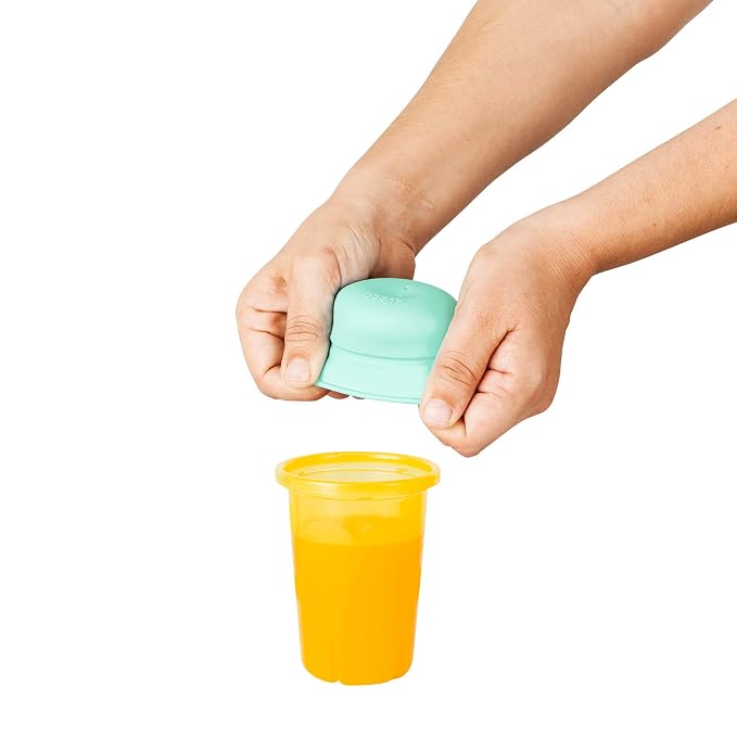 Boon Snug Silicone Sippy Cup Lids and Straws - Includes 3 Lids and 3 Straws & Nursh Silicone Straw Sippy Cup Lid - Conversion Straw Top Nursh Bottles